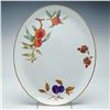 Image 3 : 2pc Royal Worcester Porcelain Oval Platter and Cake Plate, Evesham