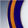 Image 2 : 12pc Rosenthal Salad Plates, Eminence Cobalt Blue