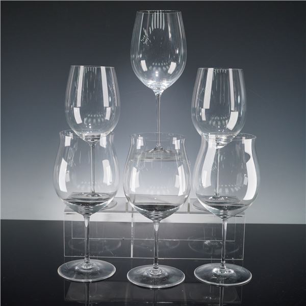 6pc Riedel Crystal Sommeliers Wine Glass Set, Burgundy Grand Cru & Bordeaux