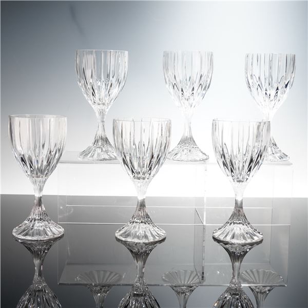 6pc Mikasa Crystal Wine Glasses, Park  Lane
