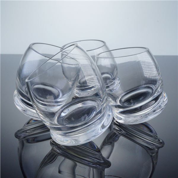 4pc Rosenthal Studio Crystal Schnapps Shot Glasses