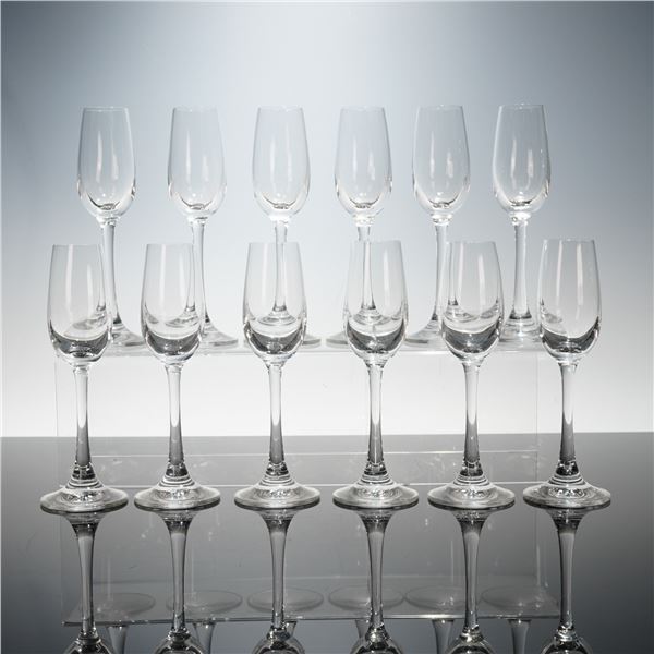 12pc Rosenthal Di Vino Liqueur Glasses