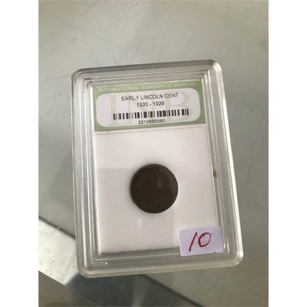 1927 WHEAT PENNY (S-MINT; GRADED & CASED)