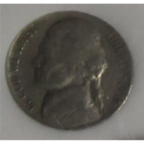 1939 USA JEFFERSON NICKEL (GRADED & CASED)
