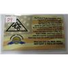Image 3 : 1/4 GOLD GRAIN CERTIFIED CARD .999 PURE GOLD