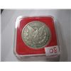 Image 4 : 1890 USA MORGAN SILVER DOLLAR (CASED & UNTESTED)