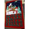 Image 1 : ESTATE:  HANGING SANTA 24 DAY CALENDER (ADVENT CALENDAR)