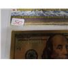 Image 2 : GOLD FOIL $100 BANK NOTE C/W 1 GRAM SILVER