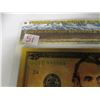 Image 2 : GOLD FOIL $5 BANK NOTE C/W 1 GRAM SILVER