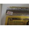 Image 6 : GOLD FOIL $5 BANK NOTE C/W 1 GRAM SILVER