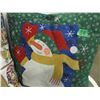 Image 2 : ESTATE:  STUFFED SNOWMAN & 2 CUSHIONS