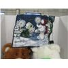 Image 2 : ESTATE:  BOX C/W 2 STUFFED BEARS & 2 STOCKINGS