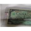 Image 3 : 1967 CRISP UNCIRCULATED CANADA CENTENNIAL $1 BILL
