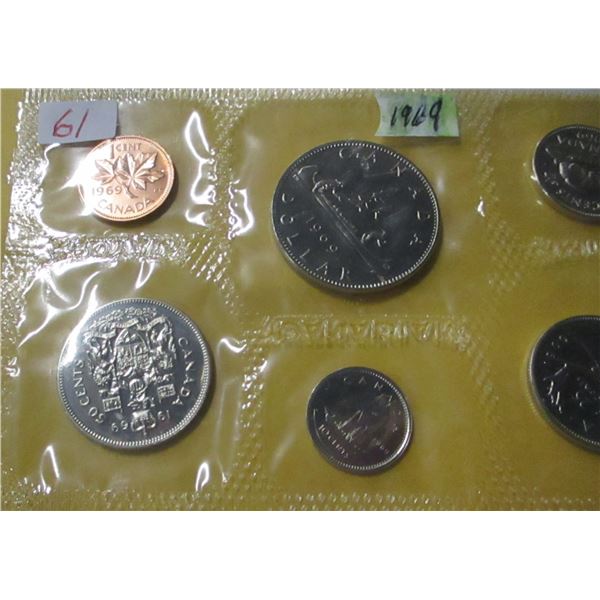 1969 PROOF CANADA MINT SEALED COIN SET