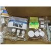 Image 2 : BOX C/W TRAVEL CONTAINERS, TOILETRIES, ETC