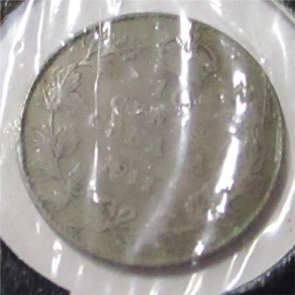 1911 F/VF CANADA KING GEORGE V SILVER TEN CENT