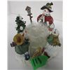 Image 1 : ESTATE:  CIRCLE OF SNOWMEN FAMILY CANDLE HOLDER
