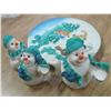 Image 1 : ESTATE:  SNOWMAN MINI TEA SET