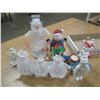 Image 1 : ESTATE:  FLAT OF APPROX. 8 CHRISTMAS ORNAMENTS
