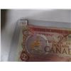 Image 5 : 1974 MULTI COLORED LAST OF CANADA $2 BILLS