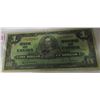 Image 1 : 1937 BANK OF CANADA LEGAL TENDER $1 BILL