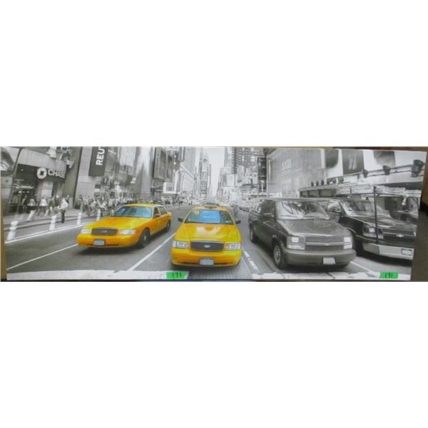 ESTATE:  PICTURE OF CARS (APPROX. 18" X 56")