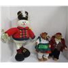 Image 1 : ESTATE:  2 MUSICAL BEARS & 1 SNOWMAN