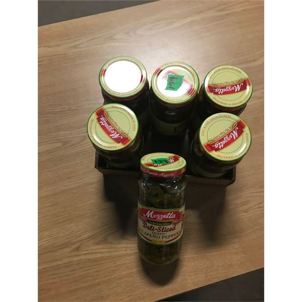 SHELF PULLS (AS IS):  TAMED JALAPENO PEPPERS (6 JARS X 473 ML)