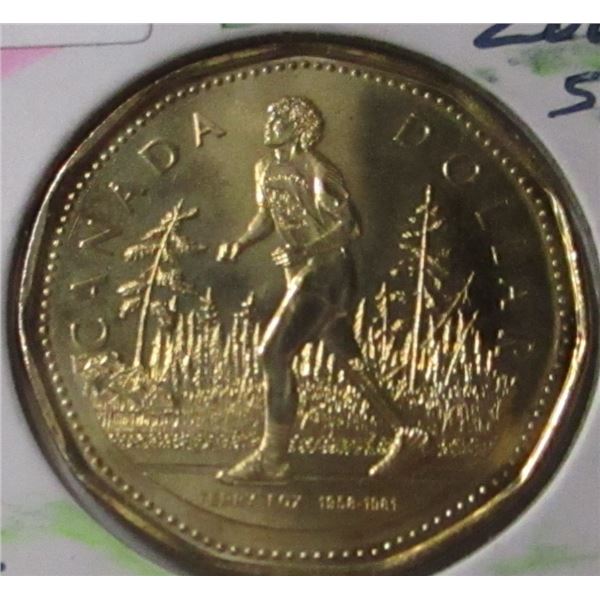 2005 PROOF LIKE TERRY FOX CANADA DOLLAR