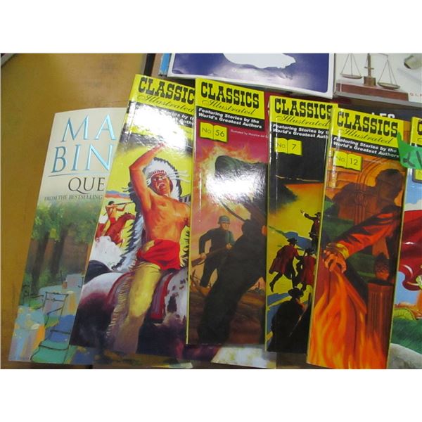 BOX C/W ASSORTED BOOKS