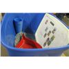 Image 1 : BLUE TOTE & CONTENTS