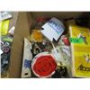 Image 2 : BOX C/W OFFICE SUPPLIES, HARDWARE, ETC