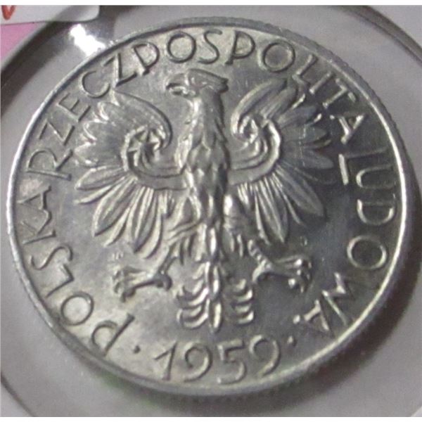 1959 POLANS (5) ZL LEGAL TENDER COIN