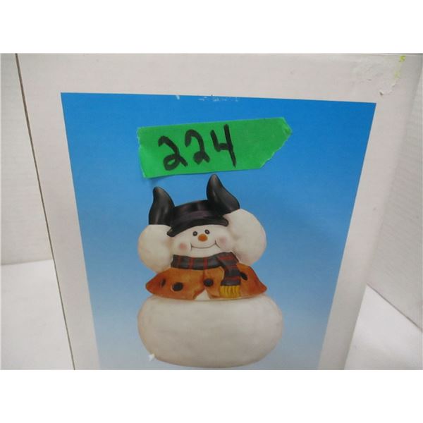 ESTATE:  SNOWMAN COOKIE JAR