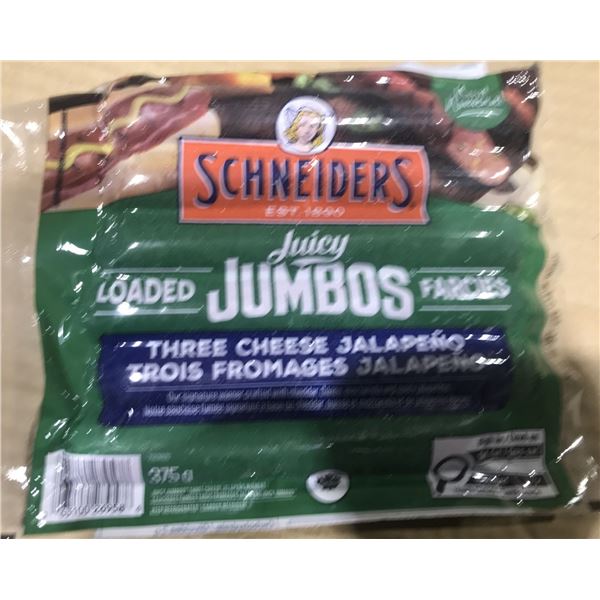 SCHNEIDERS JUICY JUMBOS (THREE CHEESE JALAPENO) (375G) - PACKAGE