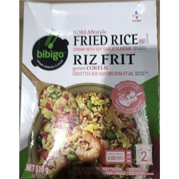 FROZEN:  KOREAN STYLE FRIED RICE WITH SHRIMP & SOYA GARLIC FLAVOR (510 G)