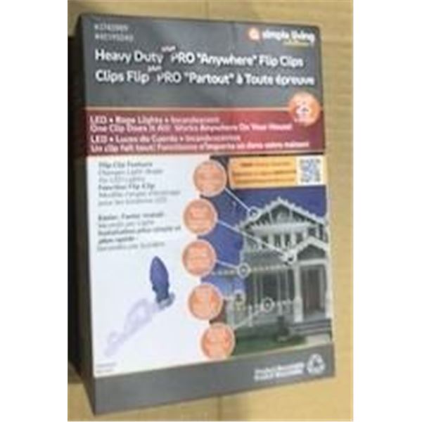 NEW:  25 PIECE ANYWHERE PRO FLIP CLIPS - BOX