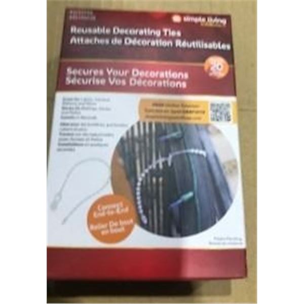 NEW:  REUSABLE DECORATIVE TIES