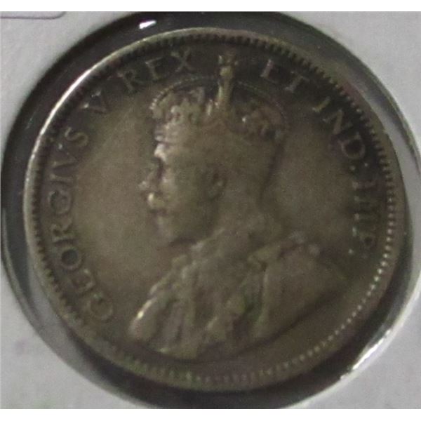 1911 CANADA KING GEORGE V FINE SILVER DIME