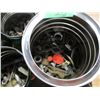 Image 4 : BOX C/W PLUMBING SUPPLIES, 3 CANS MISC HARDWARE