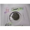Image 5 : 1912 CANADA KING GEORGE V SILVER FIVE CENT