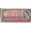 Image 1 : 1954 LEGAL TENDER BANK OF CANADA $2 BILL