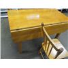 Image 2 : COLLECTABLE:  DROP LEAF TABLE C/W 3 CHAIRS