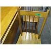 Image 7 : COLLECTABLE:  DROP LEAF TABLE C/W 3 CHAIRS
