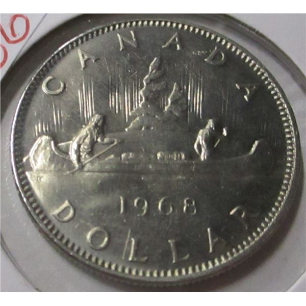 1968 UNCIRCULATED CANADA VOYAGER DOLLAR