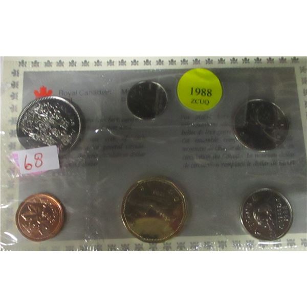 1988 PROOF CANADA MINT SEALED COIN SET