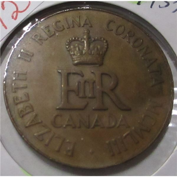 1953 CORONATION OF QUEEN ELIZABETH II MEDAL