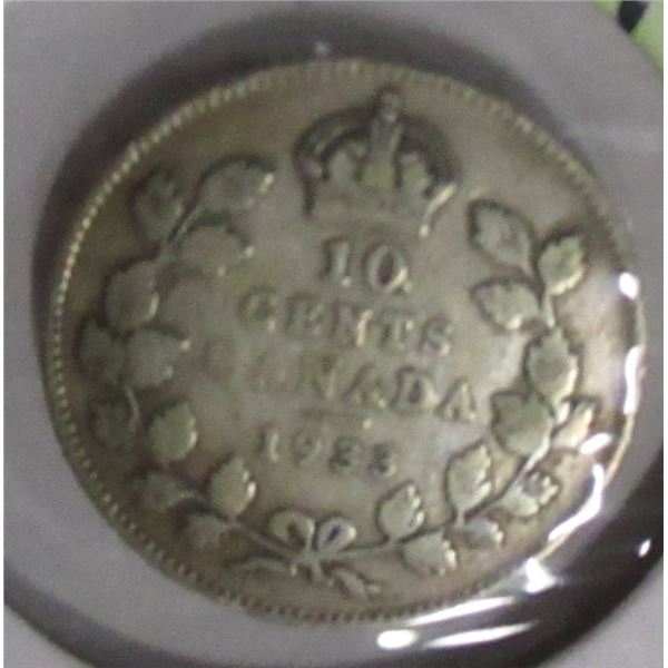 1933 CANADA KING GEORGE V SILVER DIME