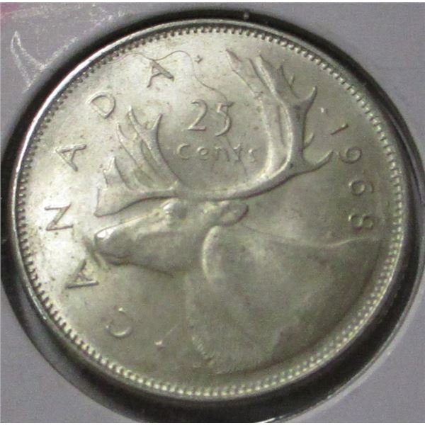 1968 CANADA SILVER QUARTER