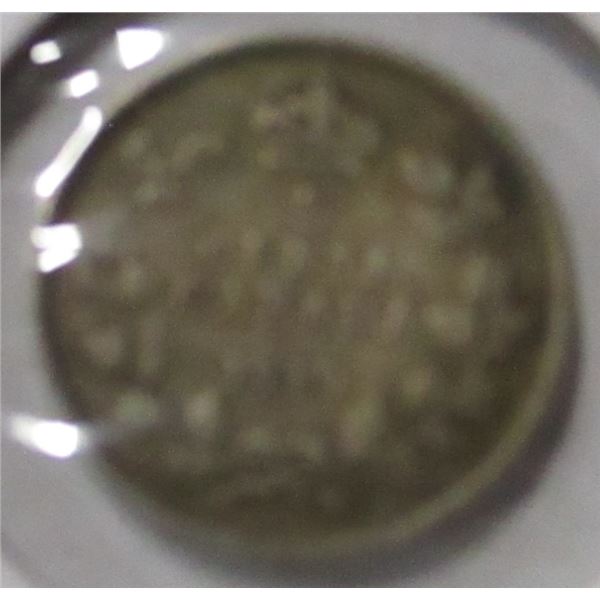1919 CANADA KING GEORGE V SILVER FIVE CENT
